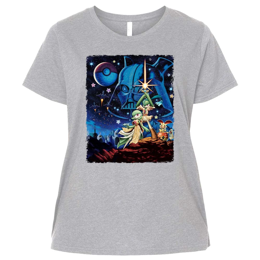 Ladies Curvy Jersey - PJ9KGAL4 - Heather - 3