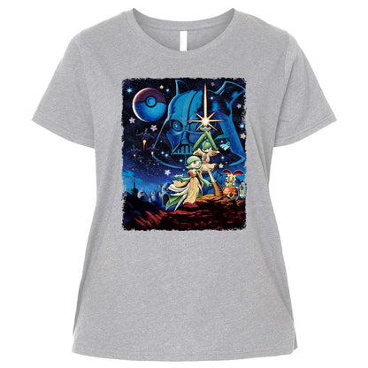 Ladies Curvy Jersey - PJ9KGAL4 - Heather - 3