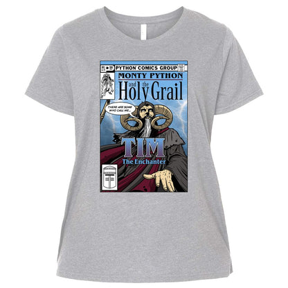 Ladies Curvy Jersey - XQX64XEH - Heather - 3