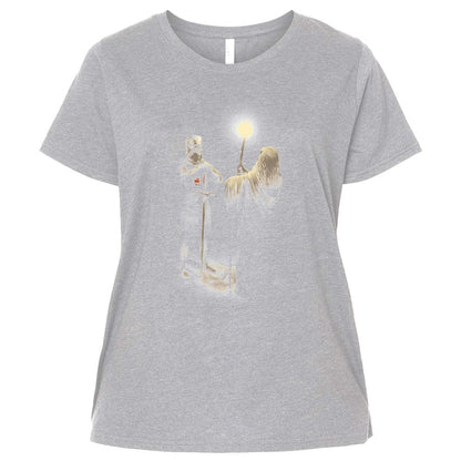 Ladies Curvy Jersey - CFJKN5RW - Heather - 3