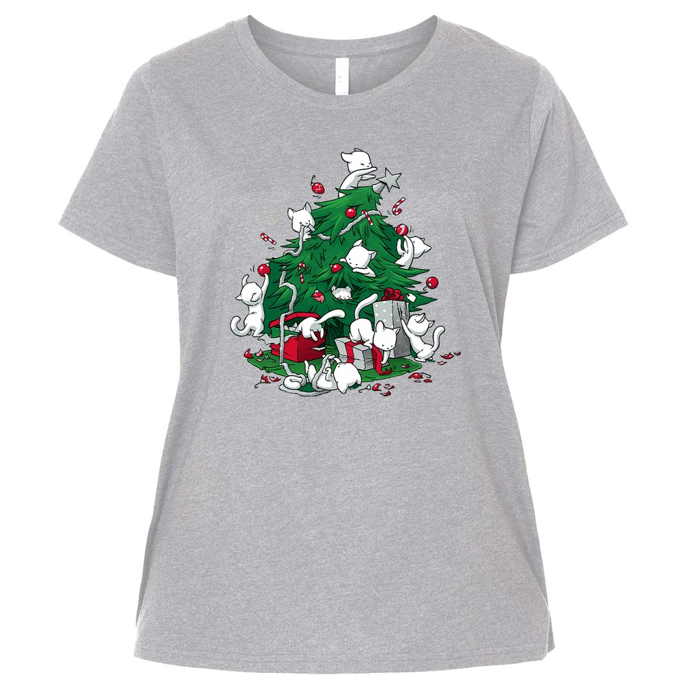 Ladies Curvy Jersey - YX7KPQ45 - Heather - 3