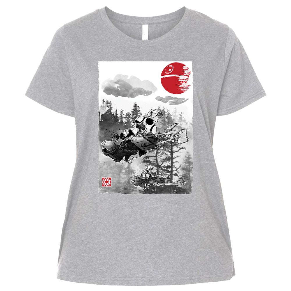 Ladies Curvy Jersey - WSJNQ7NN - Heather - 3