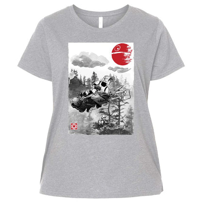 Ladies Curvy Jersey - WSJNQ7NN - Heather - 3