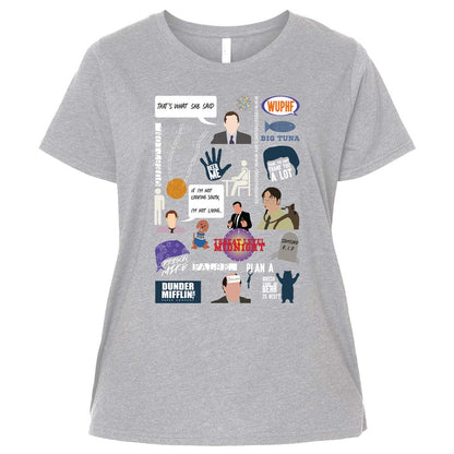 Ladies Curvy Jersey - HDEHQRV9 - Heather - 3