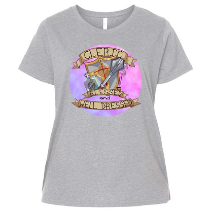 Ladies Curvy Jersey - LMTM3CBY - Heather - 3