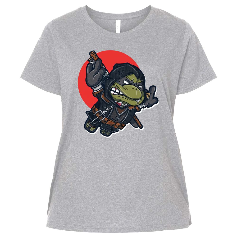 Ladies Curvy Jersey - 2GLFWL4Q - Heather - 3