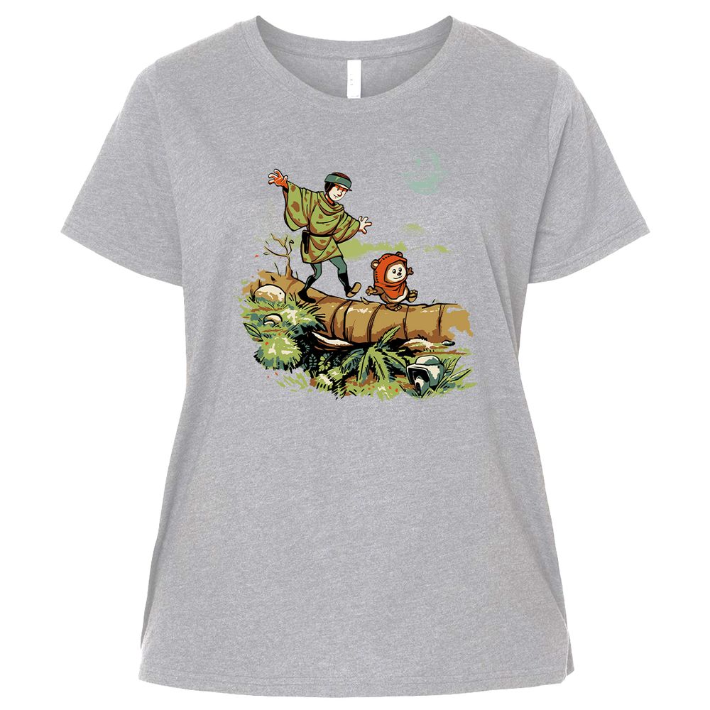 Ladies Curvy Jersey - M2HLDJ8G - Heather - 3