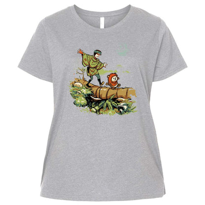 Ladies Curvy Jersey - M2HLDJ8G - Heather - 3