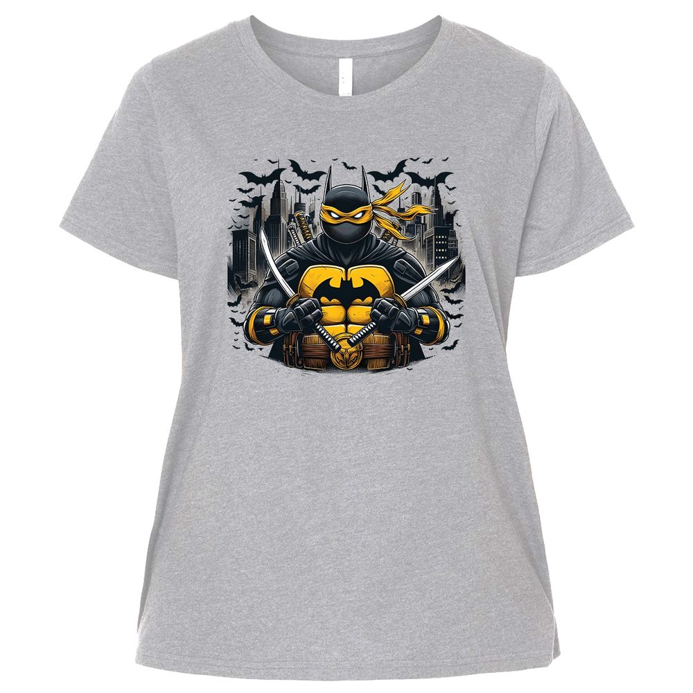 Ladies Curvy Jersey - UJ74H9ZB - Heather - 3