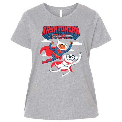 Ladies Curvy Jersey - 4YQ329E5 - Heather - 3