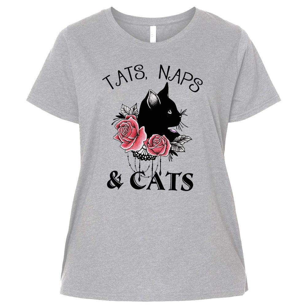 Ladies Curvy Jersey - 7TJYFJ5T - Heather - 3