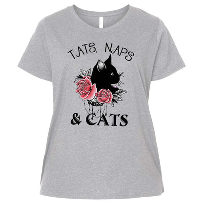 Ladies Curvy Jersey - 7TJYFJ5T - Heather - 3