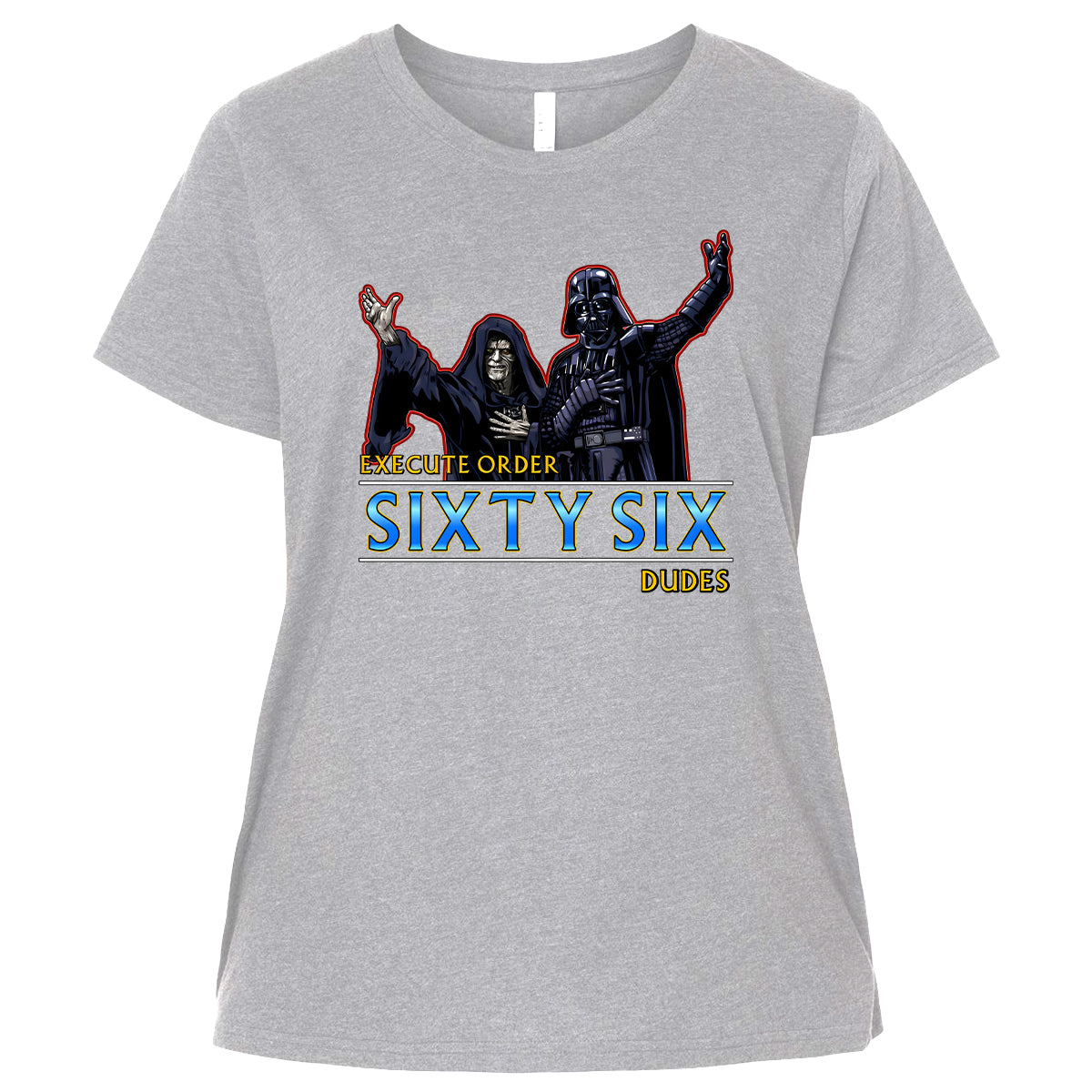 Ladies Curvy Jersey - 6B45FJCW - Heather - 3