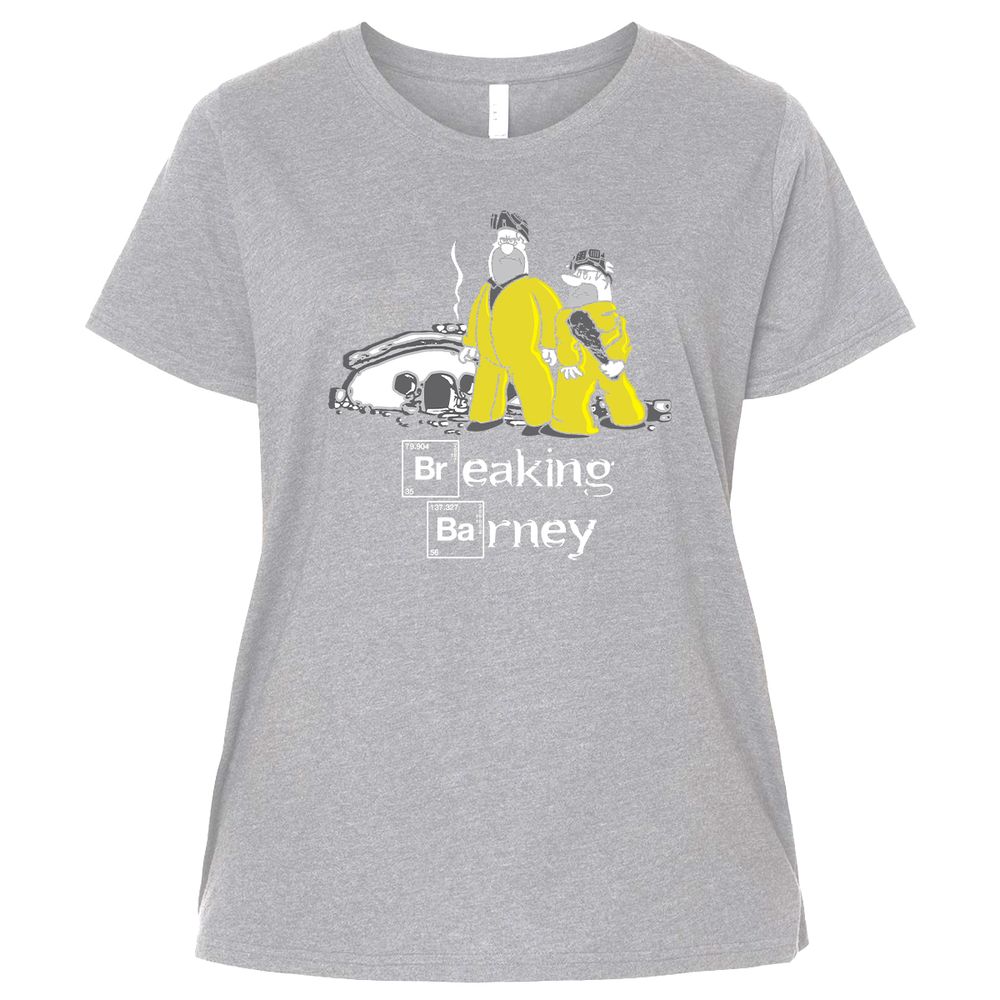 Ladies Curvy Jersey - C8FTS4M7 - Heather - 3