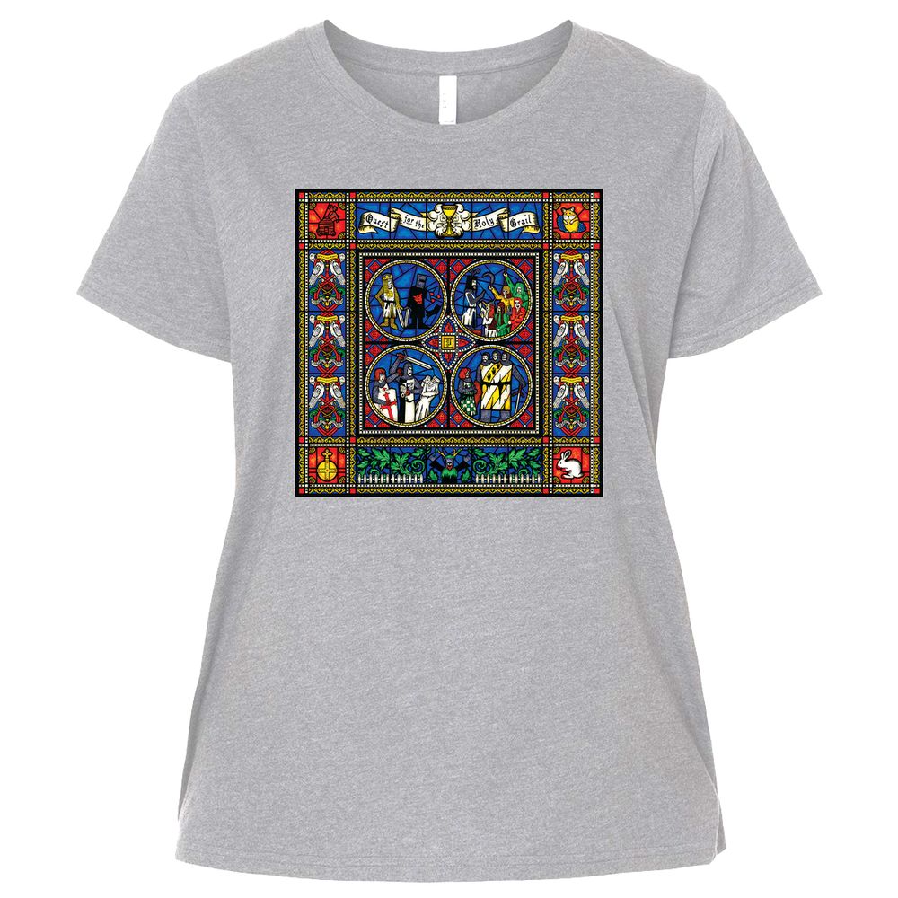 Ladies Curvy Jersey - 596RW5SZ - Heather - 3