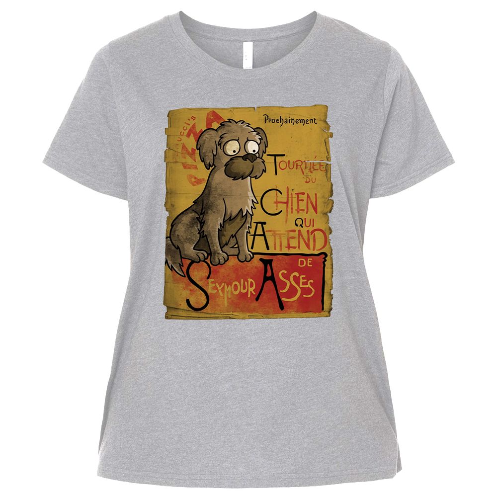 Ladies Curvy Jersey - 1KKCCT1G - Heather - 3