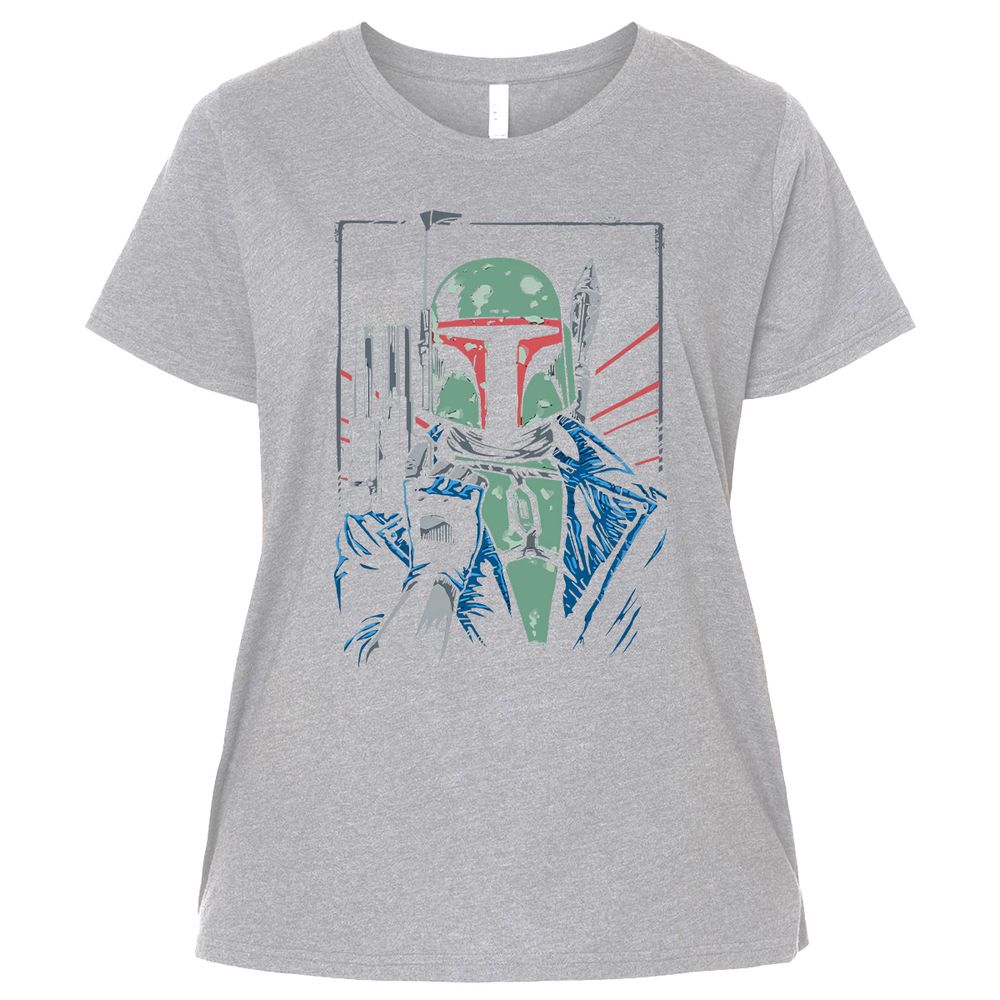 Ladies Curvy Jersey - G82DPTV8 - Heather - 3