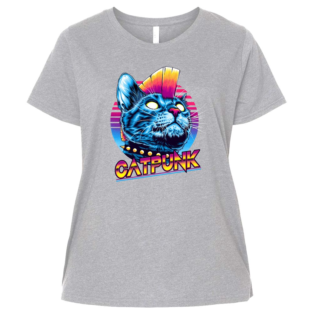 Ladies Curvy Jersey - GC7NJJ5H - Heather - 3