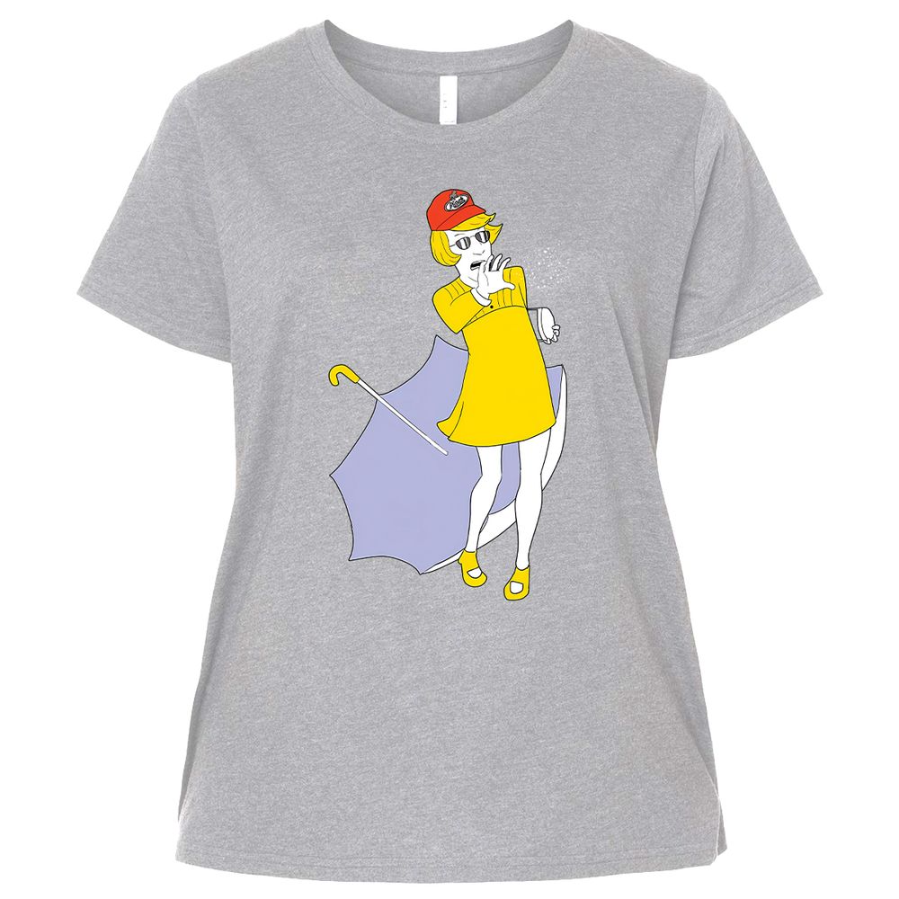 Ladies Curvy Jersey - EYHYGK1H - Heather - 3