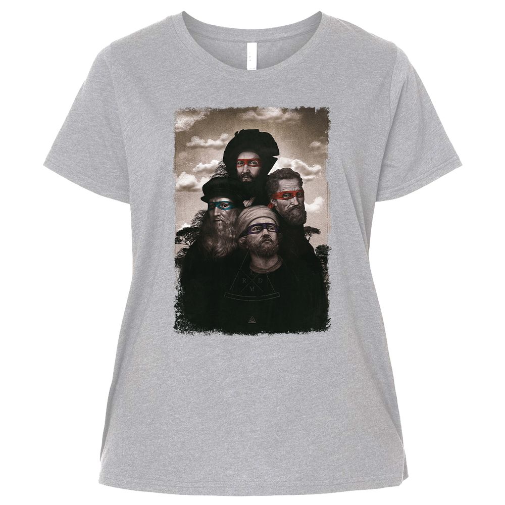 Ladies Curvy Jersey - 6FMKR3E9 - Heather - 3