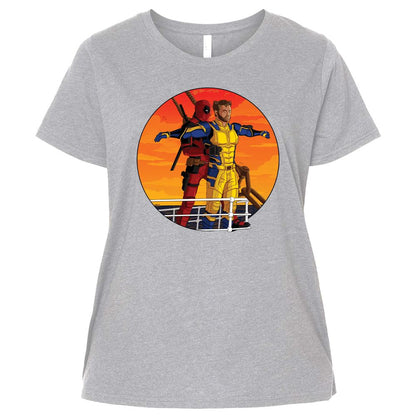 Ladies Curvy Jersey - AG6EPG4R - Heather - 3