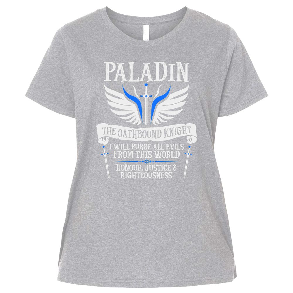 Ladies Curvy Jersey - 6X69XRZ5 - Heather - 3