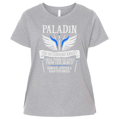 Ladies Curvy Jersey - 6X69XRZ5 - Heather - 3