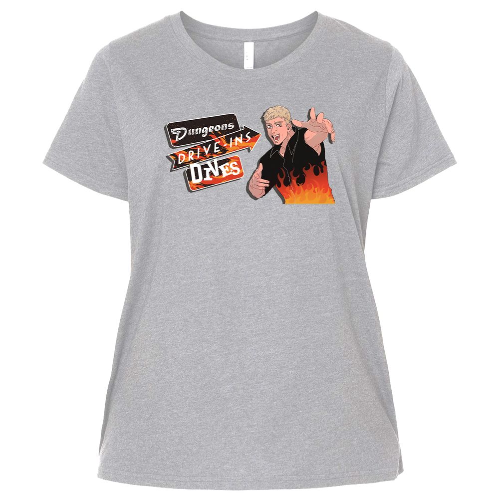 Ladies Curvy Jersey - 6SL4F4R6 - Heather - 3