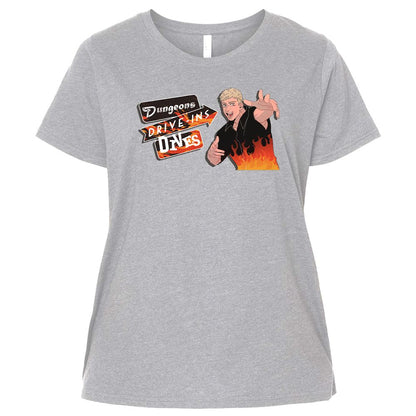 Ladies Curvy Jersey - 6SL4F4R6 - Heather - 3