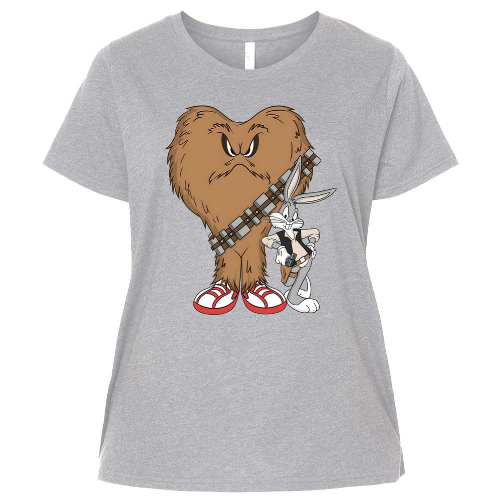 Ladies Curvy Jersey - 6DFKAEZL - Heather - 3