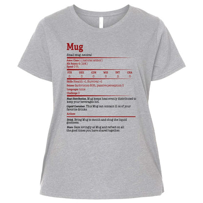 Ladies Curvy Jersey - 5AVKU6TJ - Heather - 3