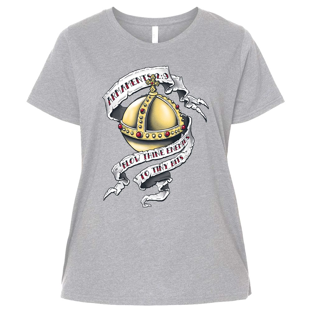 Ladies Curvy Jersey - 39UP59DL - Heather - 3