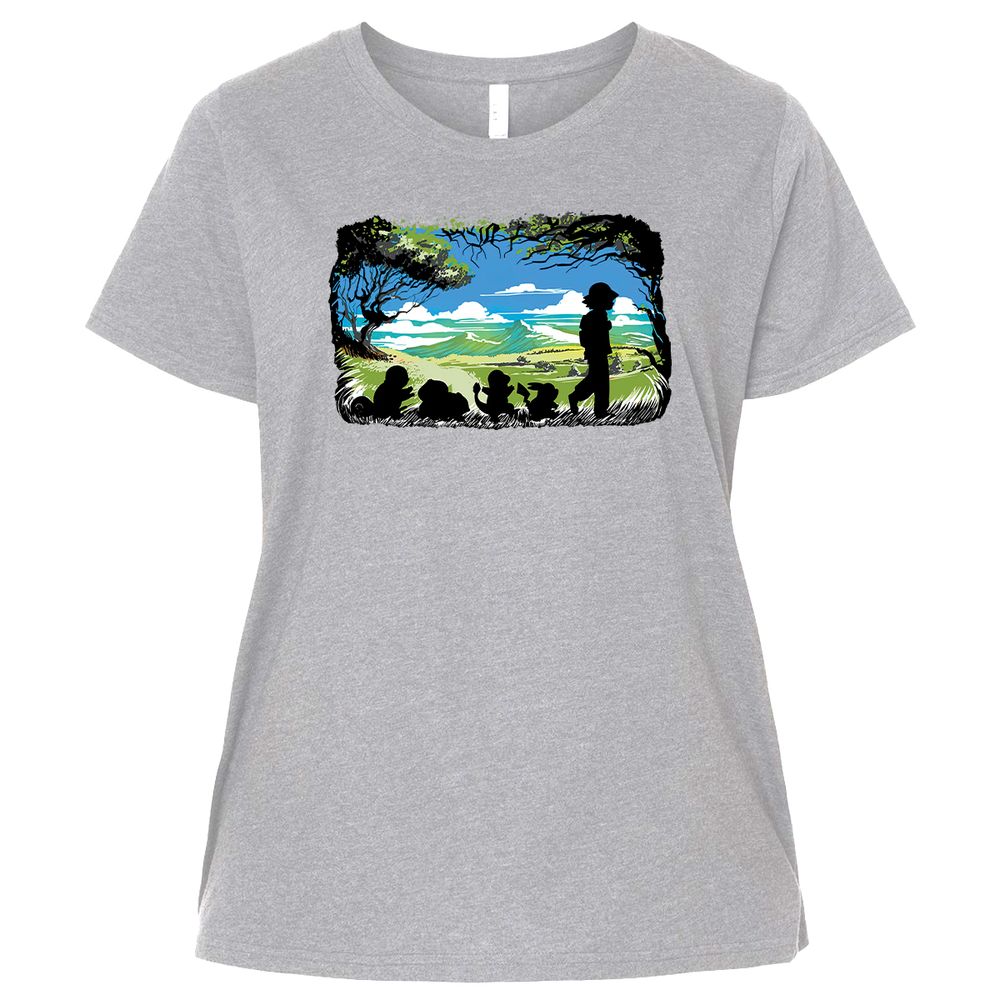 Ladies Curvy Jersey - 1A14S8LB - Heather - 3