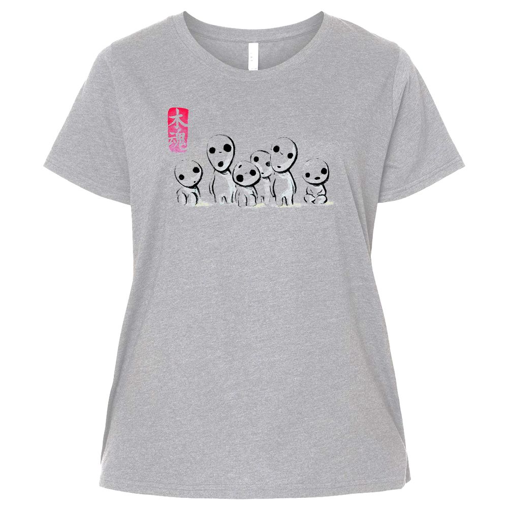 Ladies Curvy Jersey - U9ZZJ876 - Heather - 3