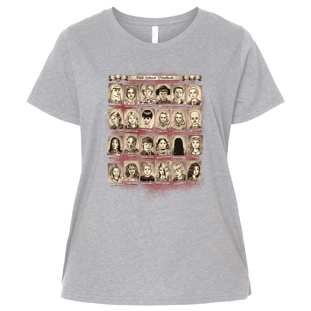 Ladies Curvy Jersey - WE7D4XWQ - Heather - 3