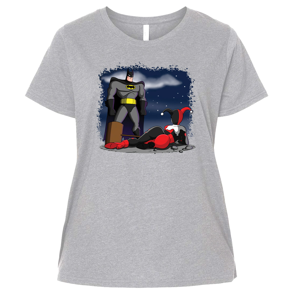 Ladies Curvy Jersey - 2EQ5XQCJ - Heather - 3