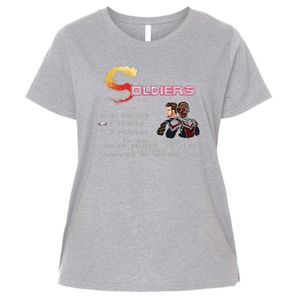 Ladies Curvy Jersey - B7DE3LQC - Heather - 3