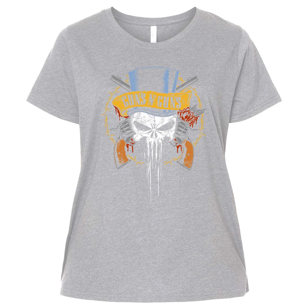 Ladies Curvy Jersey - 7XXQPWBH - Heather - 3