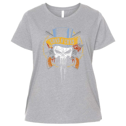 Ladies Curvy Jersey - 7XXQPWBH - Heather - 3