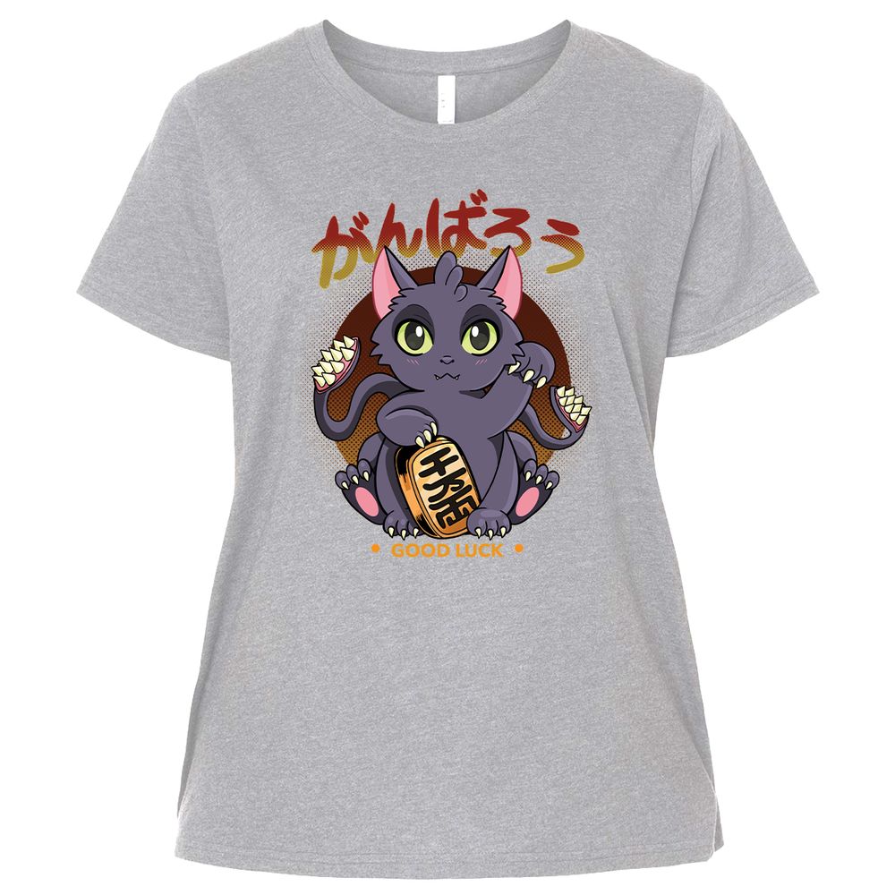 Ladies Curvy Jersey - 3UEN6UP7 - Heather - 3