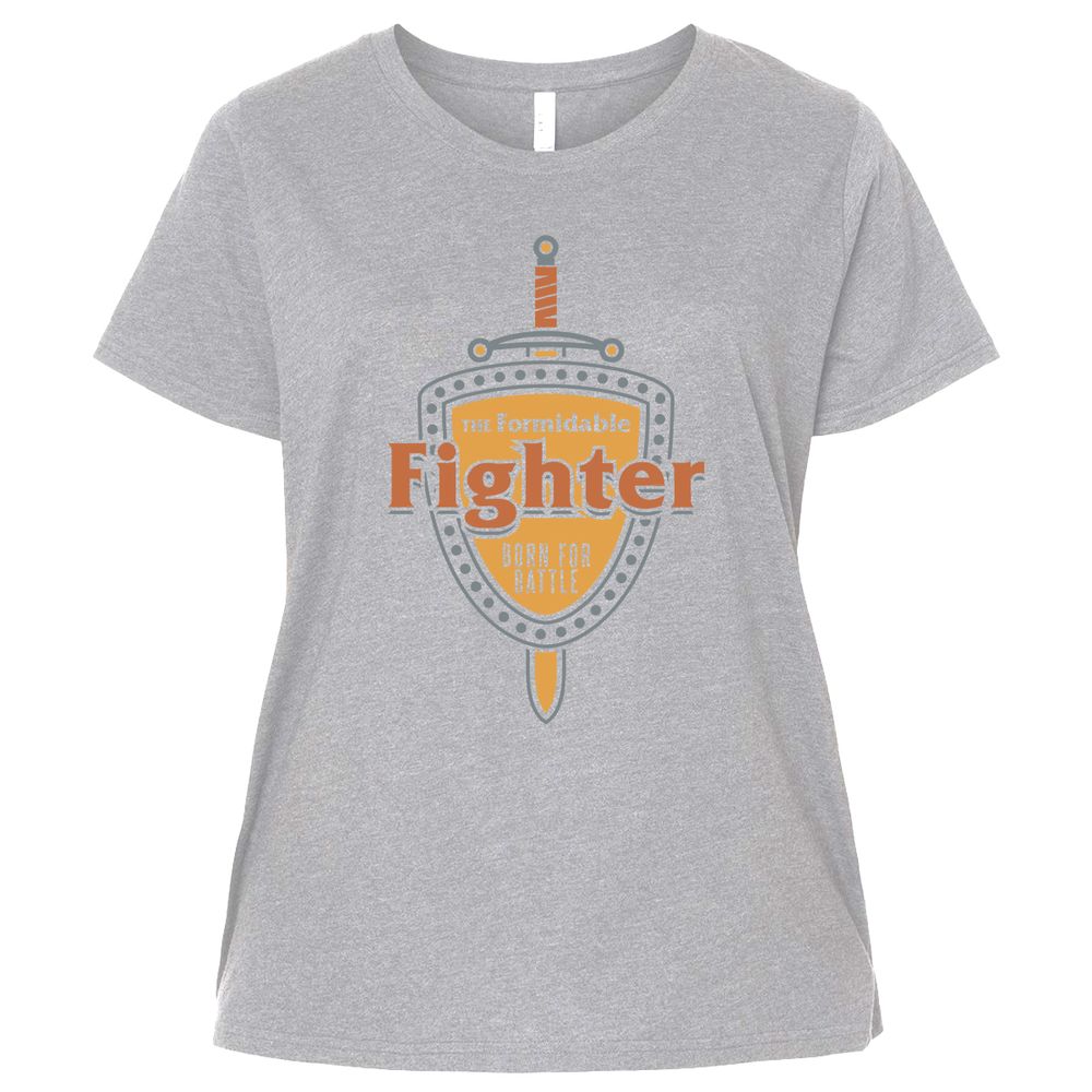 Ladies Curvy Jersey - KUUTBYBV - Heather - 3