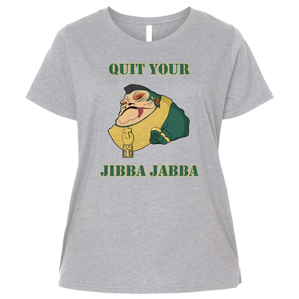 Ladies Curvy Jersey - FC7JGRWU - Heather - 3