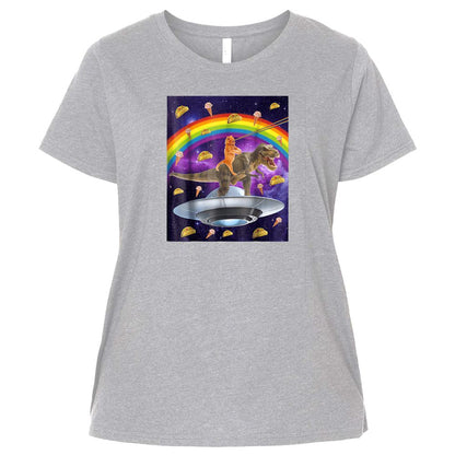 Ladies Curvy Jersey - 2XQ8QDRK - Heather - 3