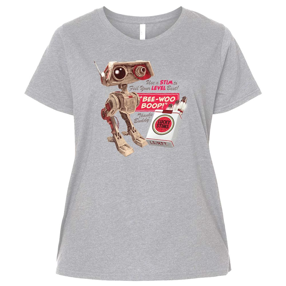 Ladies Curvy Jersey - 9458HG7V - Heather - 3