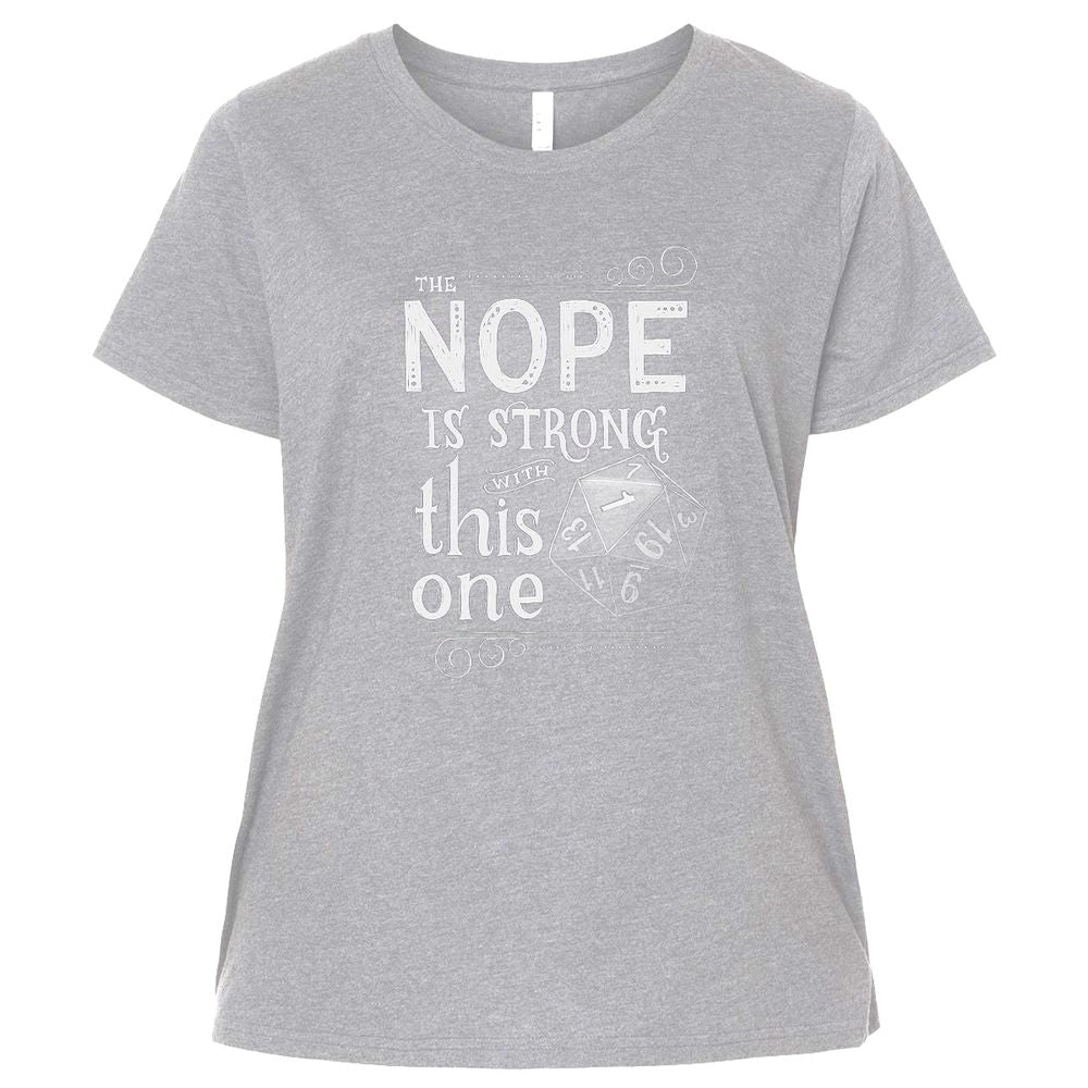 Ladies Curvy Jersey - P4Y6TXZW - Heather - 3