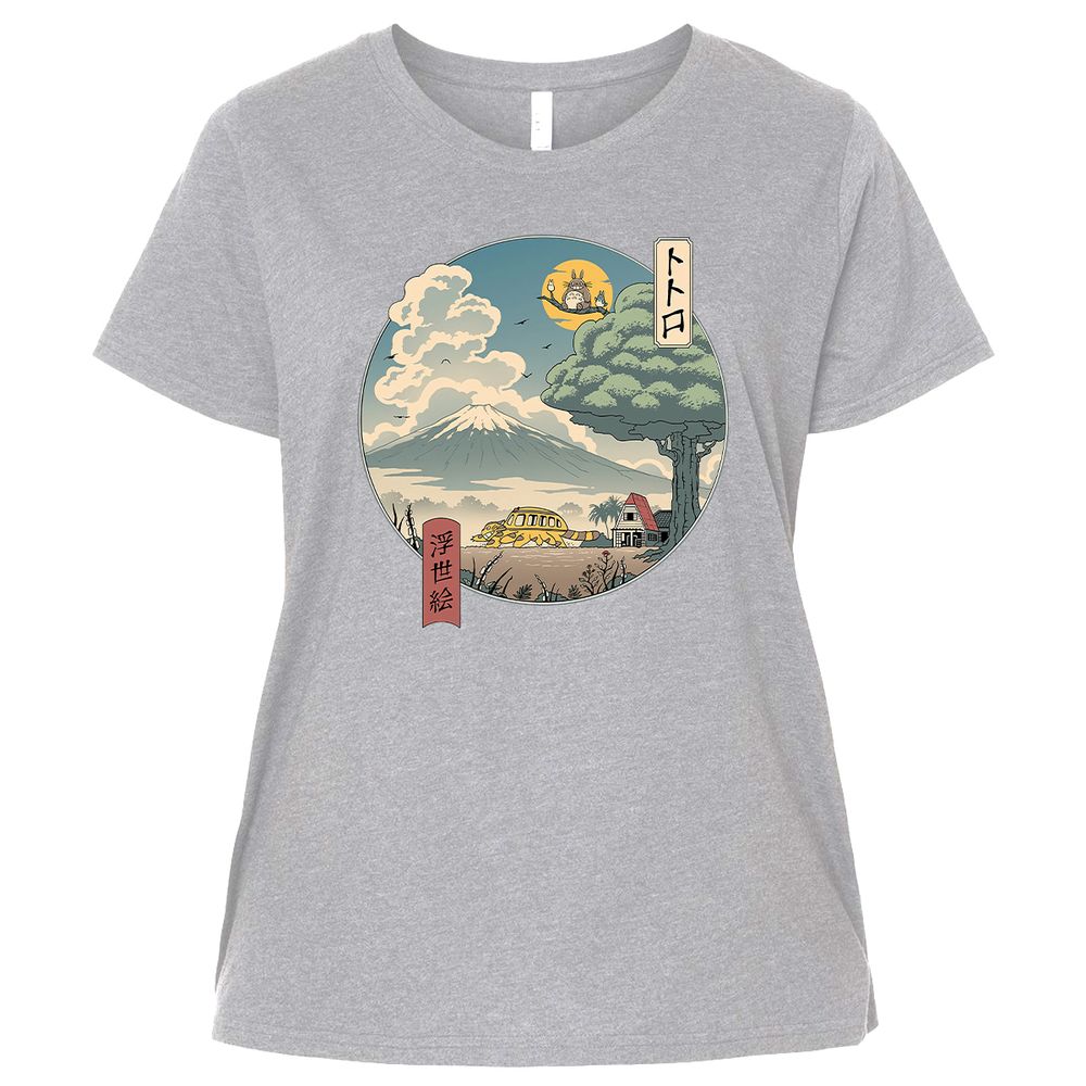 Ladies Curvy Jersey - E53YXYGB - Heather - 3