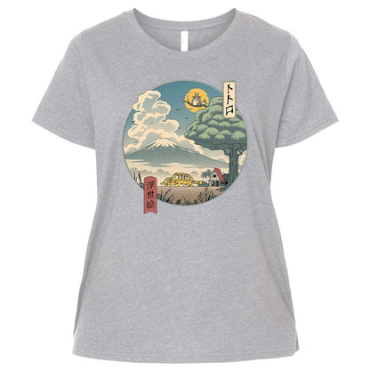 Ladies Curvy Jersey - E53YXYGB - Heather - 3