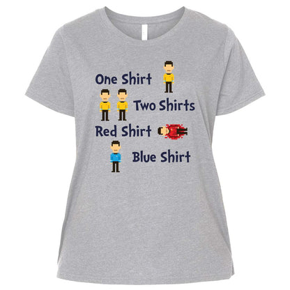 Red Shirt, Blue Shirt - Heather - 3