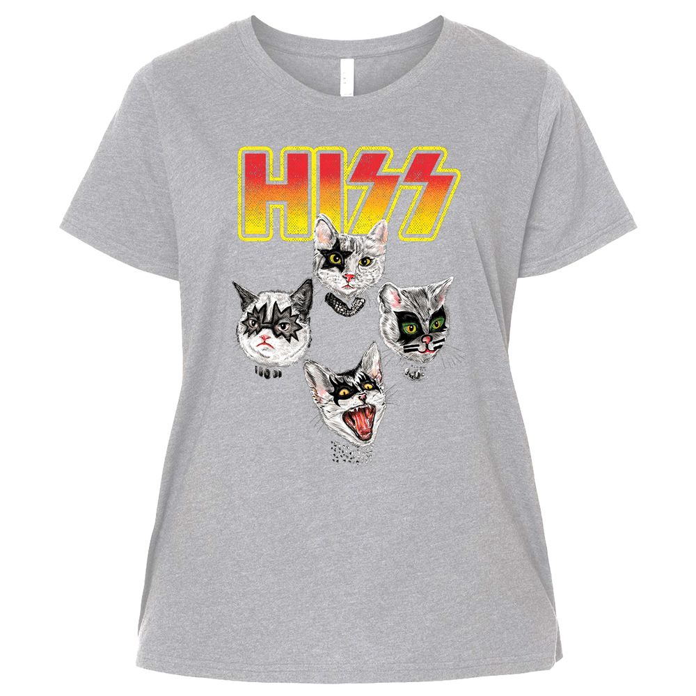 Ladies Curvy Jersey - 6ZE2TH1E - Heather - 3