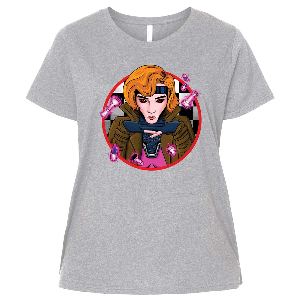 Ladies Curvy Jersey - JCLWX93Z - Heather - 3